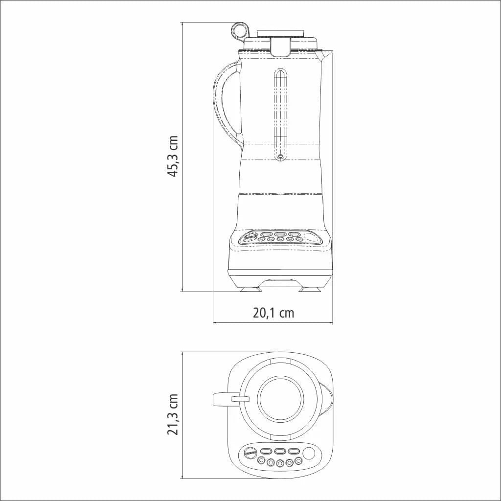 Liquidificador Tramontina by Breville Smart Gourmet 1200 W 1 5 L 127 V - Premium